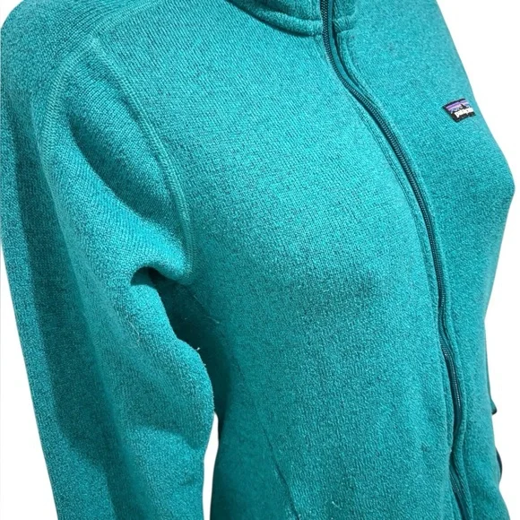 PATAGONIA Women’s Better Sweater Full Zip Fleece Jacket Teal Green Size XS - Picture 3 of 15